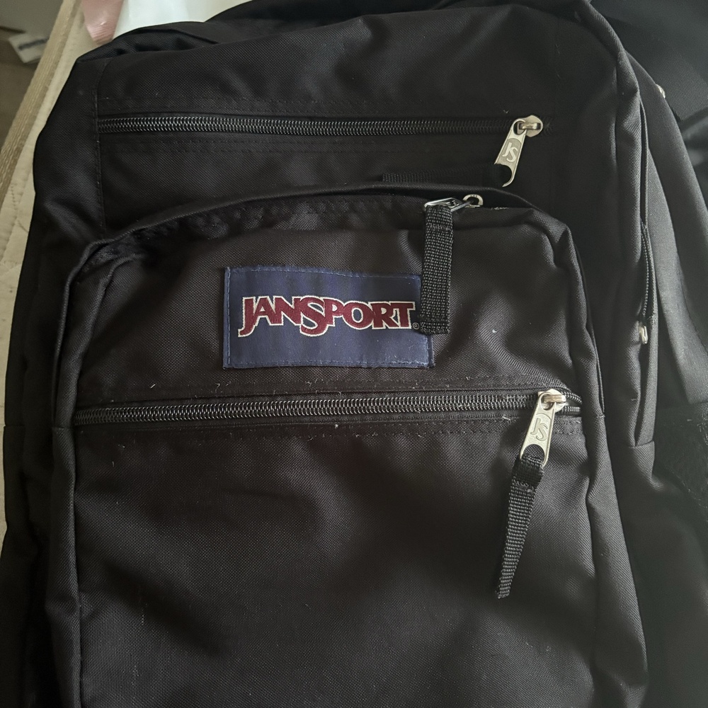 JanSport Big Student Polyester Black Backpack